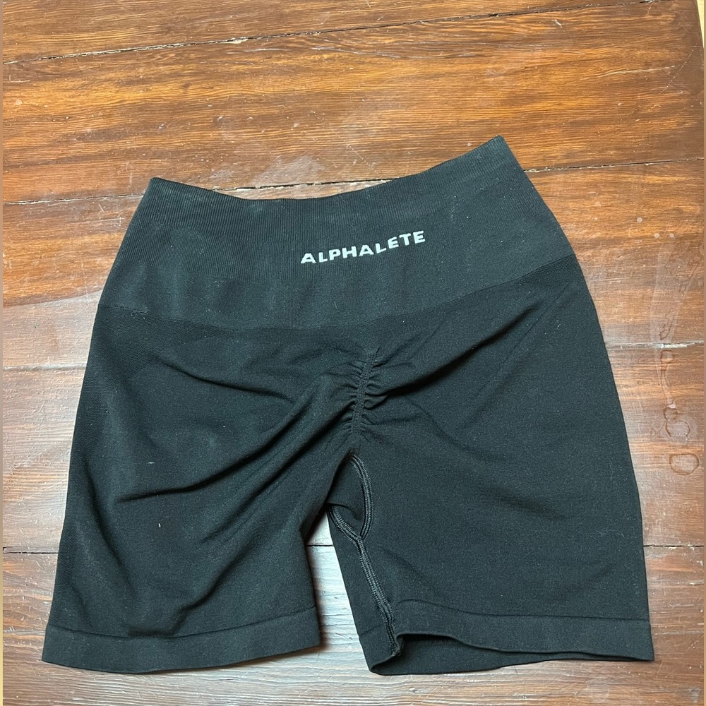 Amplify shorts! Black alphalete Amplify seamless size small